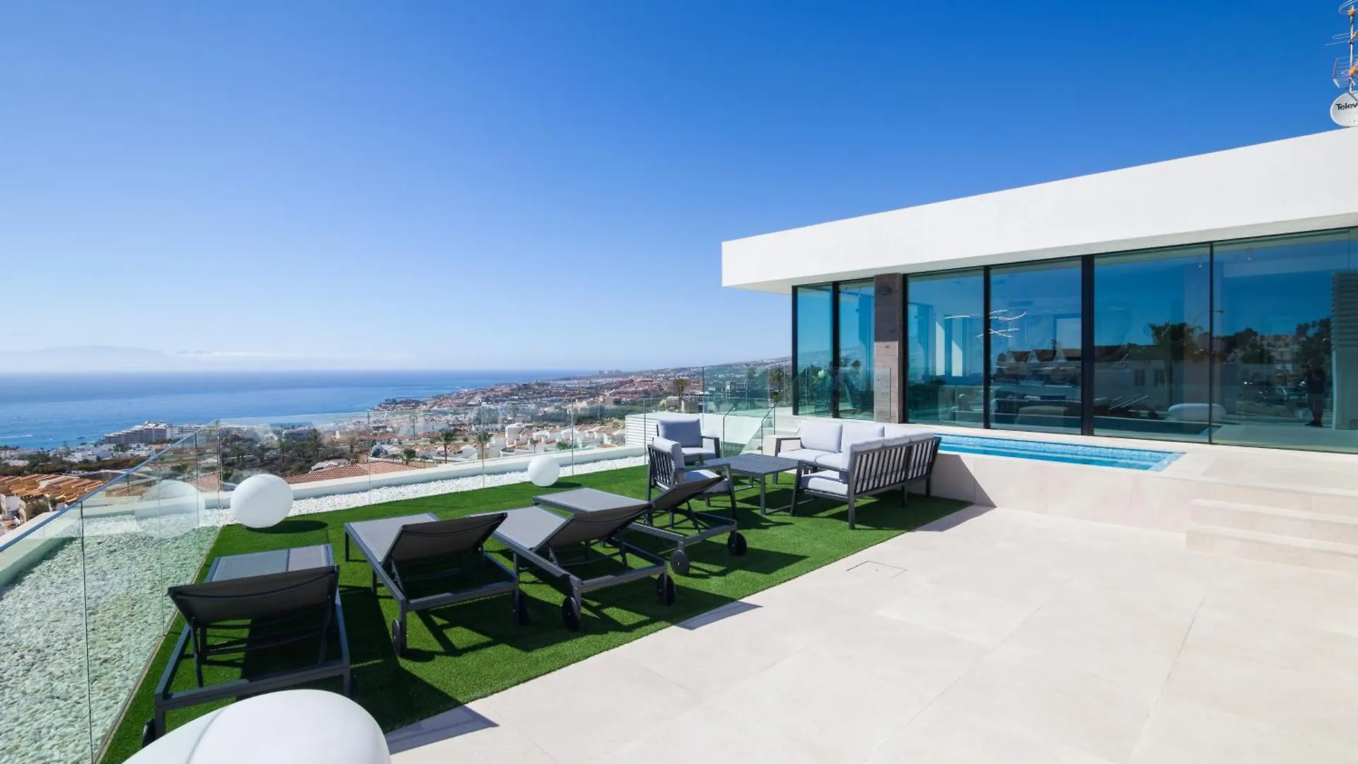 200M New Villa E With Priv/Heated Pool, Ocean View. Costa Adeje  0*, Costa Adeje (Tenerife) España